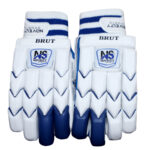 Brut Cricket Batting Gloves - White & Blue