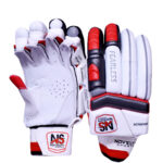 Warrior Cricket Batting Gloves - White & Red