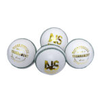 4 Piece Leather Cricket Ball - White (Box of 3 balls)